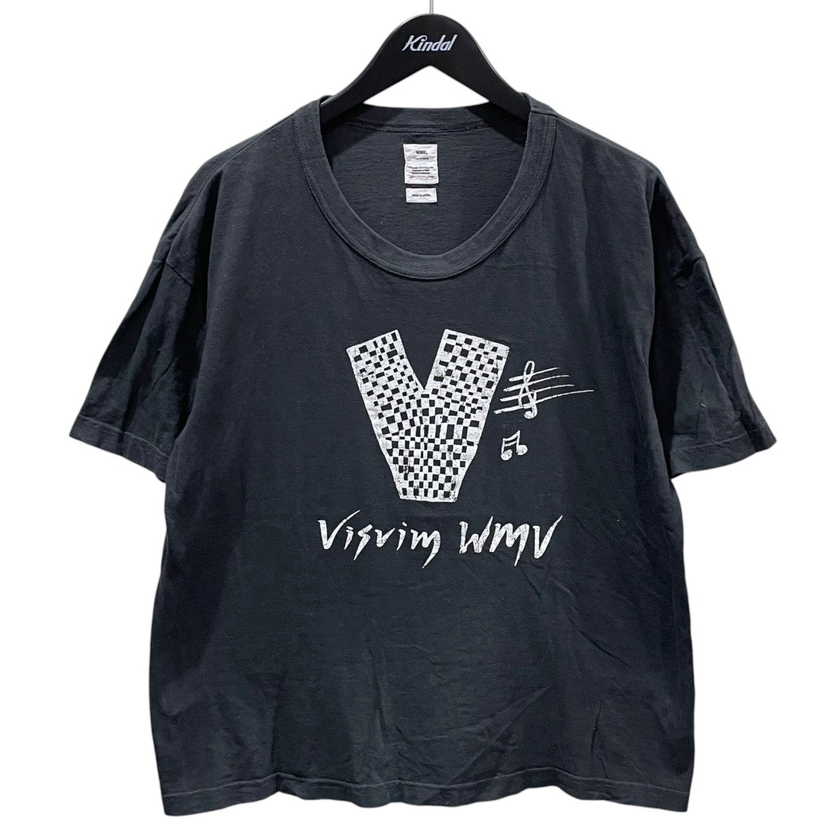 VISVIM 25SS ダメージ加工Tシャツ JUMBO TEE S／S V CRASH ジャンボ ティー ショートスリーブ ブイ クラッシュ 0325105010003 古着・中古-1枚目のアイテム画像