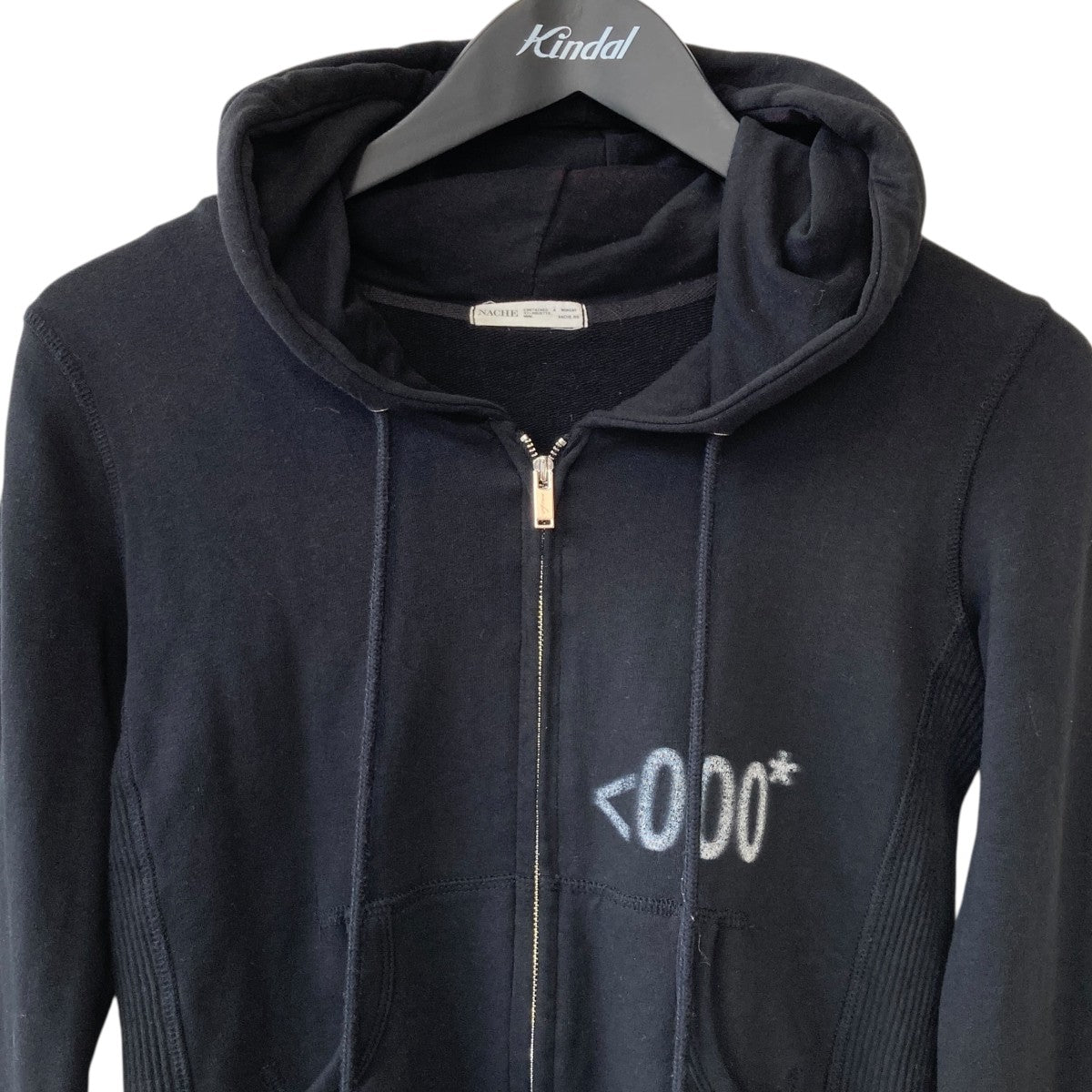 EMPTY SLIM FIT HOODIE ZIP UPジップパーカー