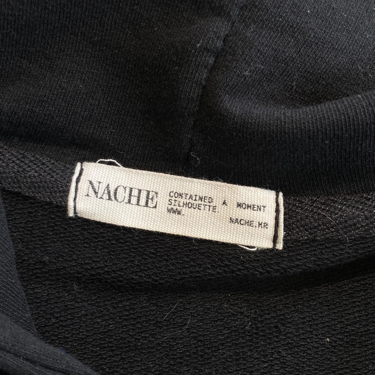 EMPTY SLIM FIT HOODIE ZIP UPジップパーカー