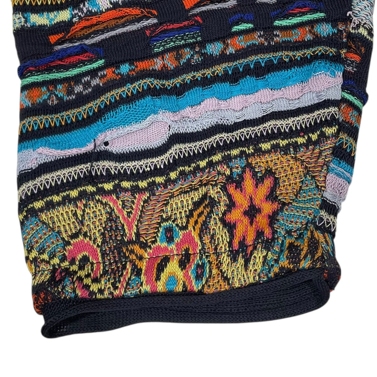 総柄シルクニットカーディガン 3D Knit Cardigan