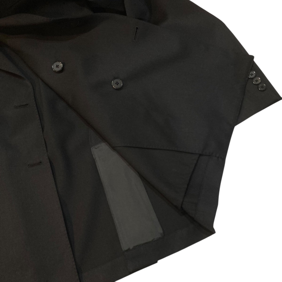 A．PRESSE(アプレッセ) 24SSWOOL GABARDINE DOUBLE BREASTED JKTダブル