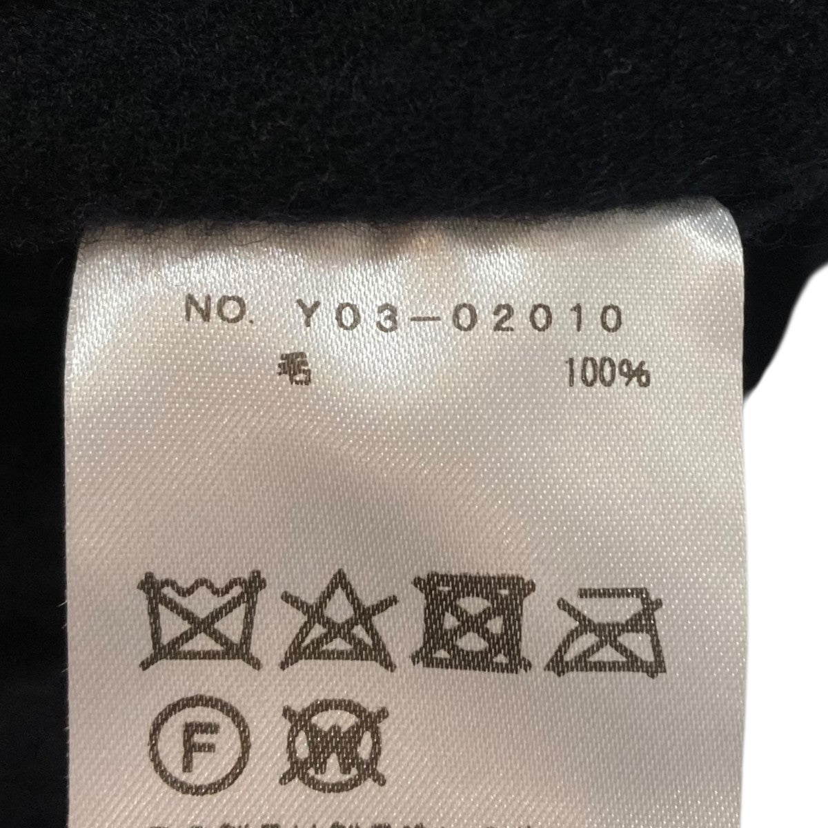 縮絨ウールハーフジップニットシャツ  Y03-02010