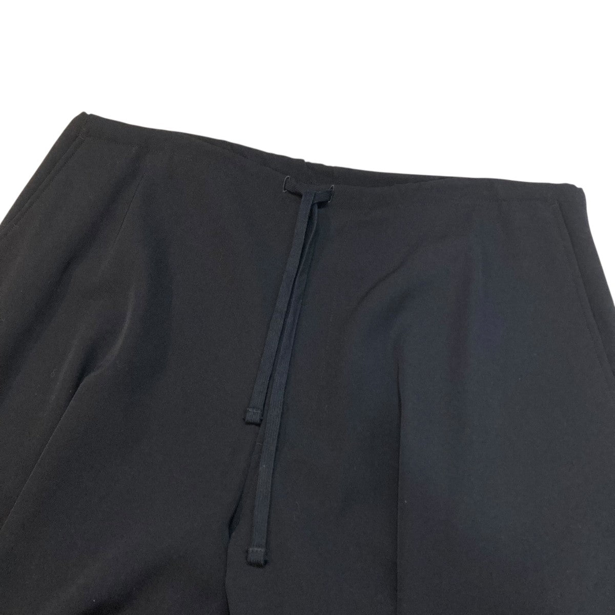 ウールギャバジン ドローストリング スラックス R01-03002