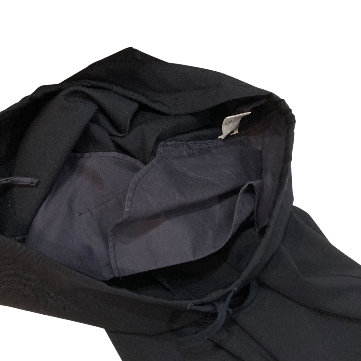 ウールギャバジン ドローストリング スラックス R01-03002