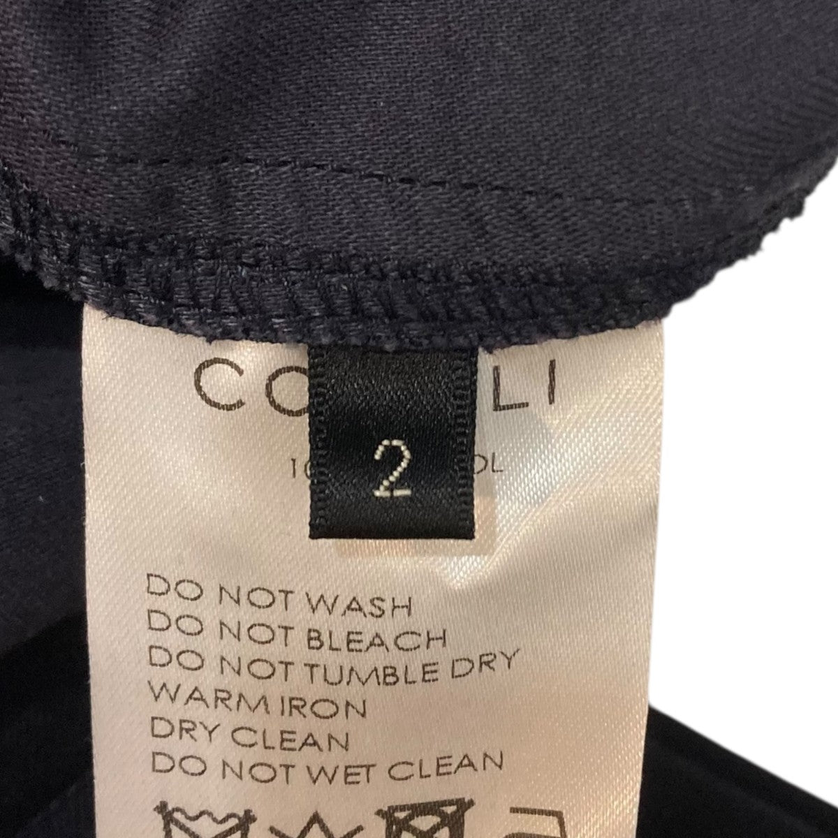 ウールギャバジン ドローストリング スラックス R01-03002