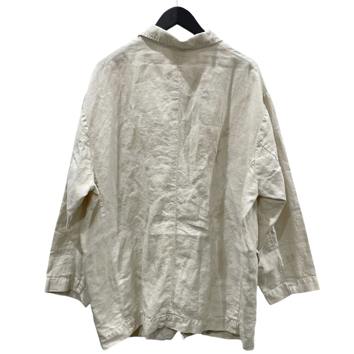 加工リネンジャケット VINTAGE LINEN CHEVAL JACKET ヴィンテージリネンシュバルジャケット