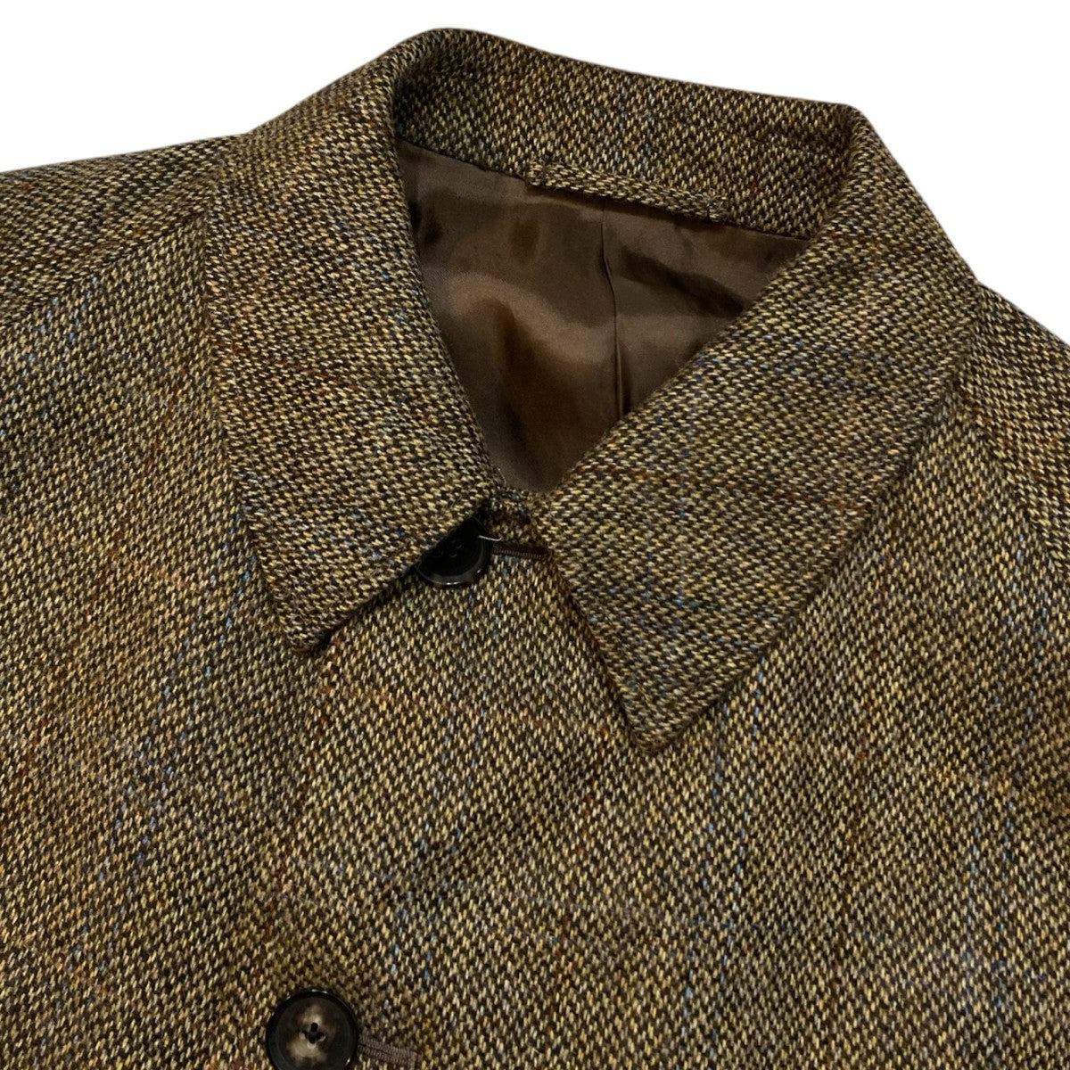 CARUSO×District UNITED ARROWS ヘリンボーン ラグランバルカラー