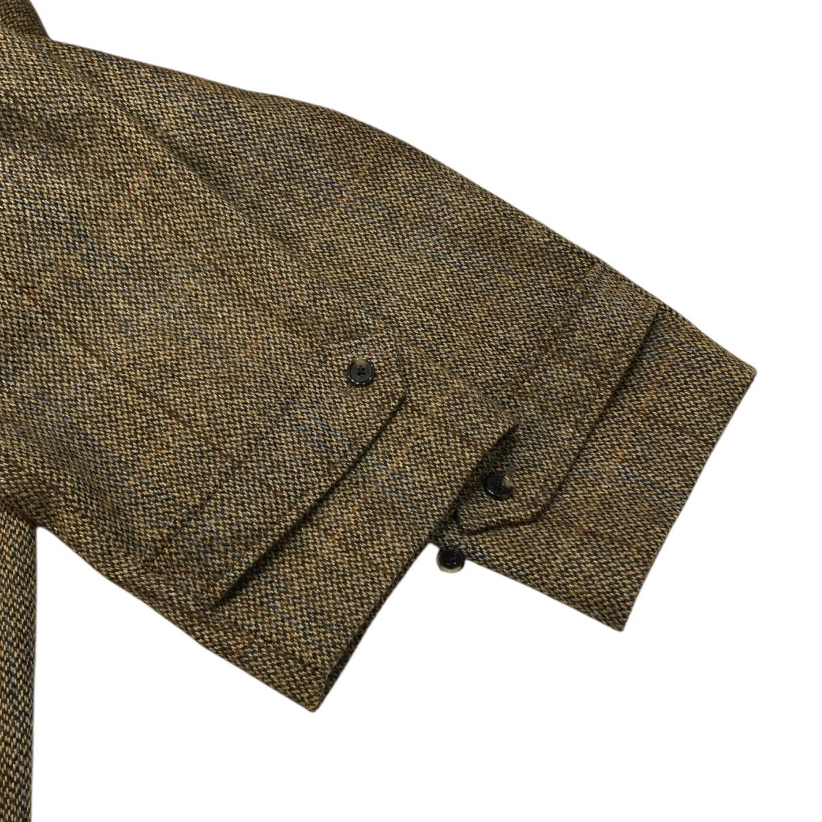 CARUSO×District UNITED ARROWS ヘリンボーン ラグランバルカラー