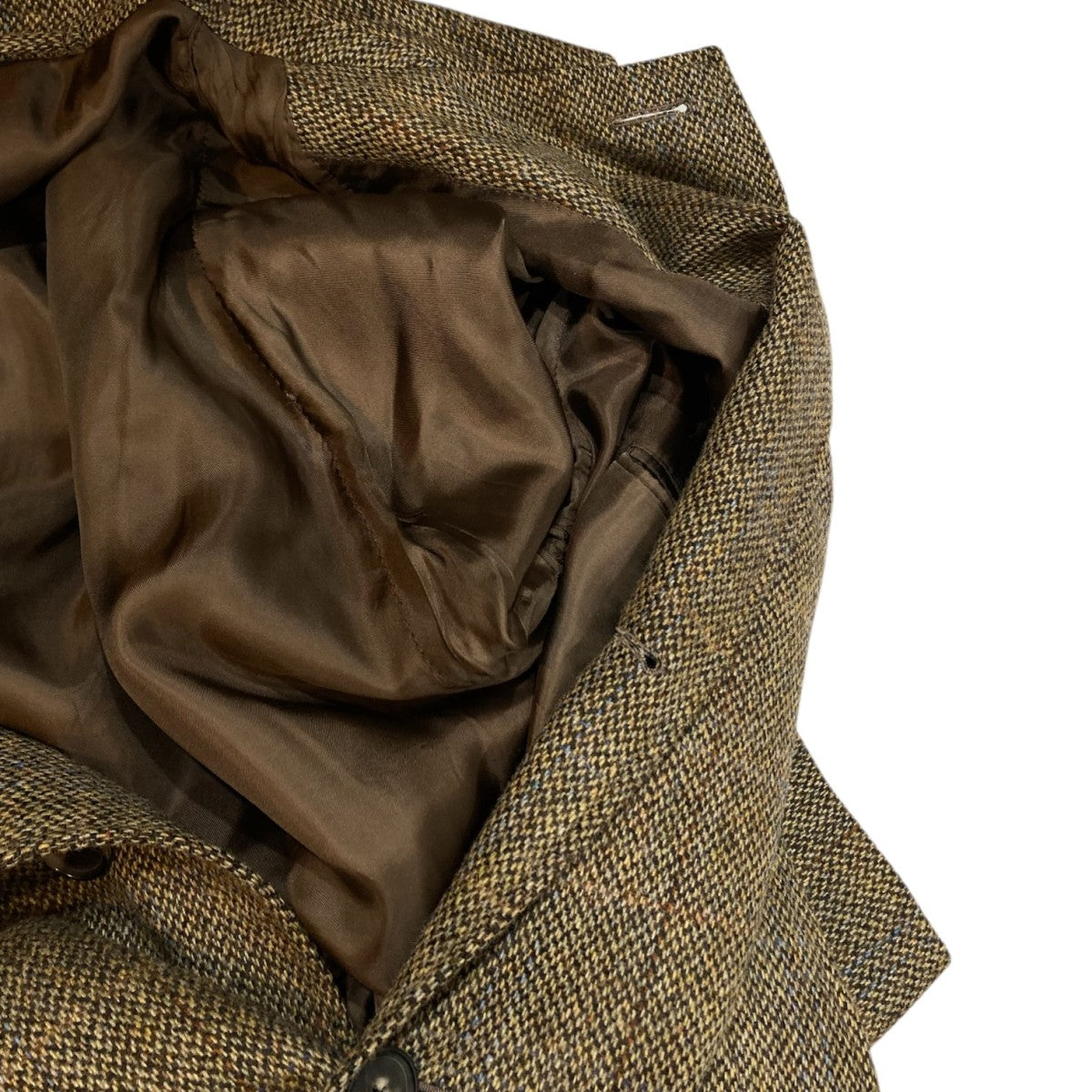 CARUSO×District UNITED ARROWS ヘリンボーン ラグランバルカラー