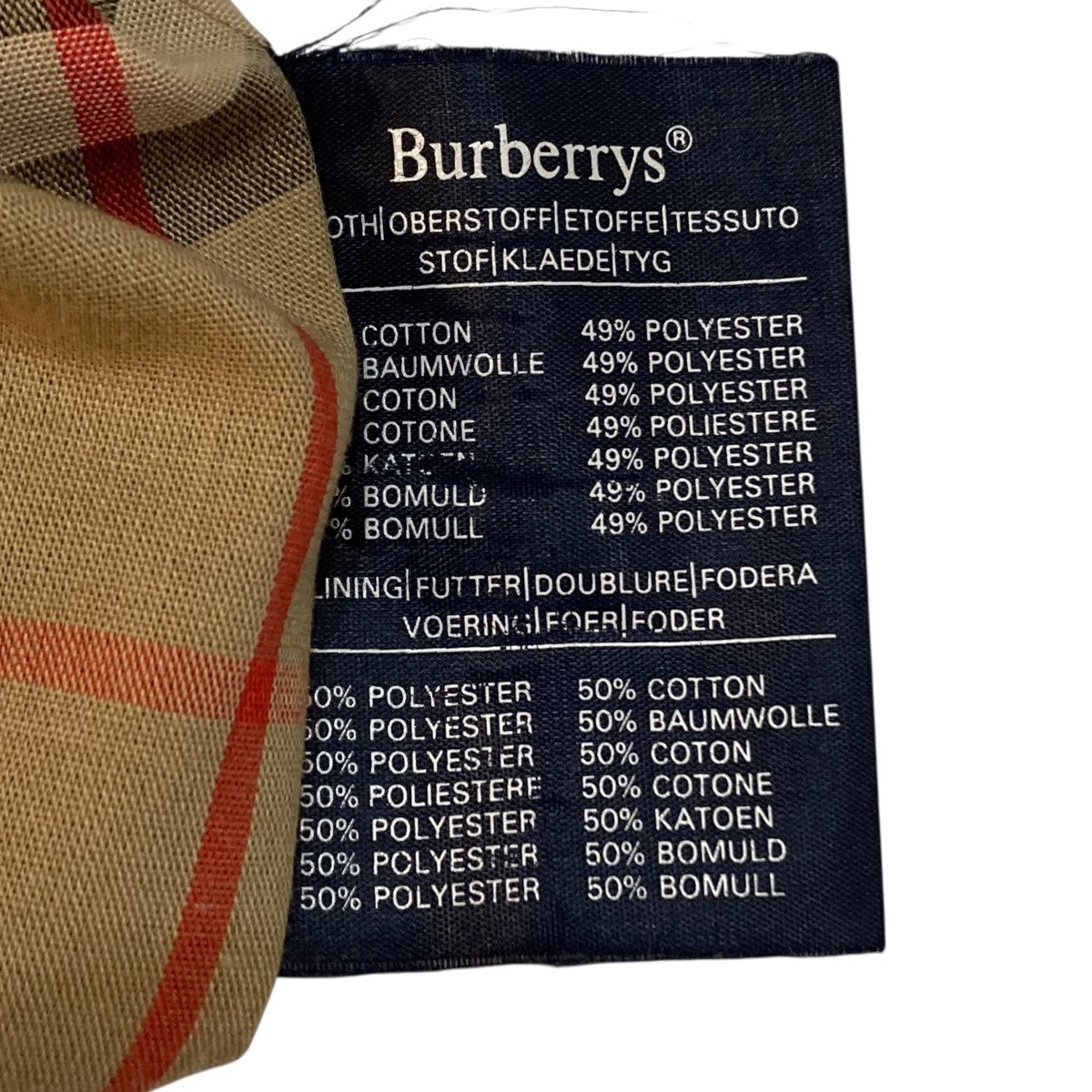 Burberry’s ジップジャケット 古着・中古-7枚目のアイテム画像