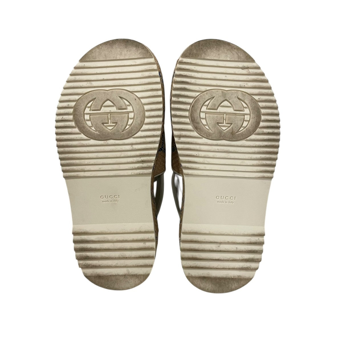 GUCCI GGプラットフォームラフィアサンダル695078 古着・中古-7枚目のアイテム画像