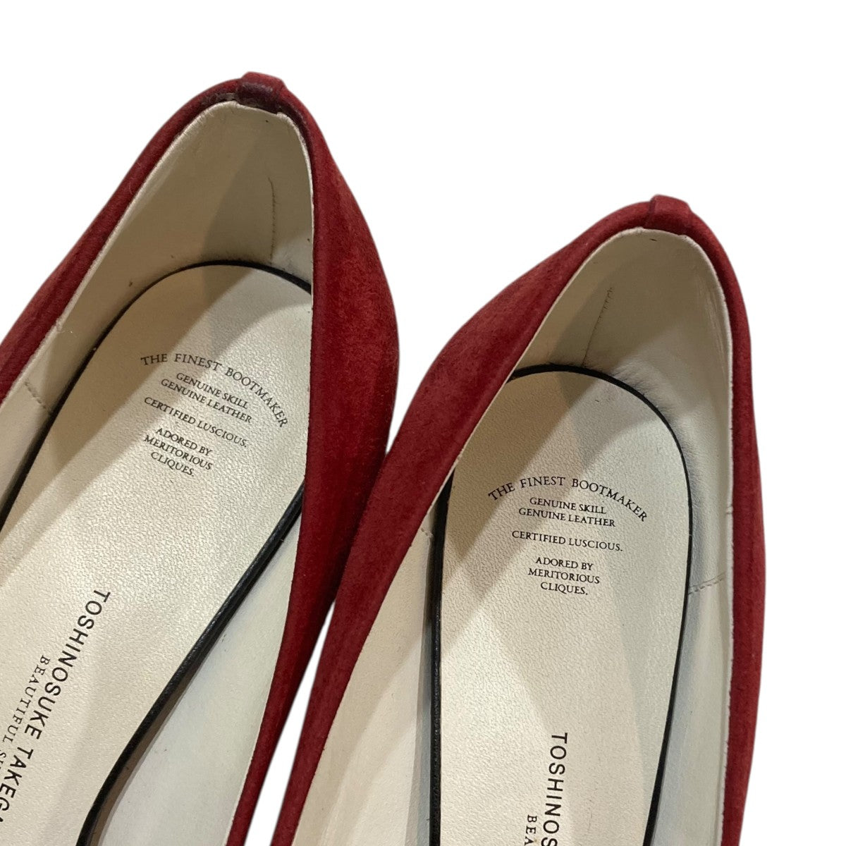 beautiful shoes スウェードスウェードパンプス