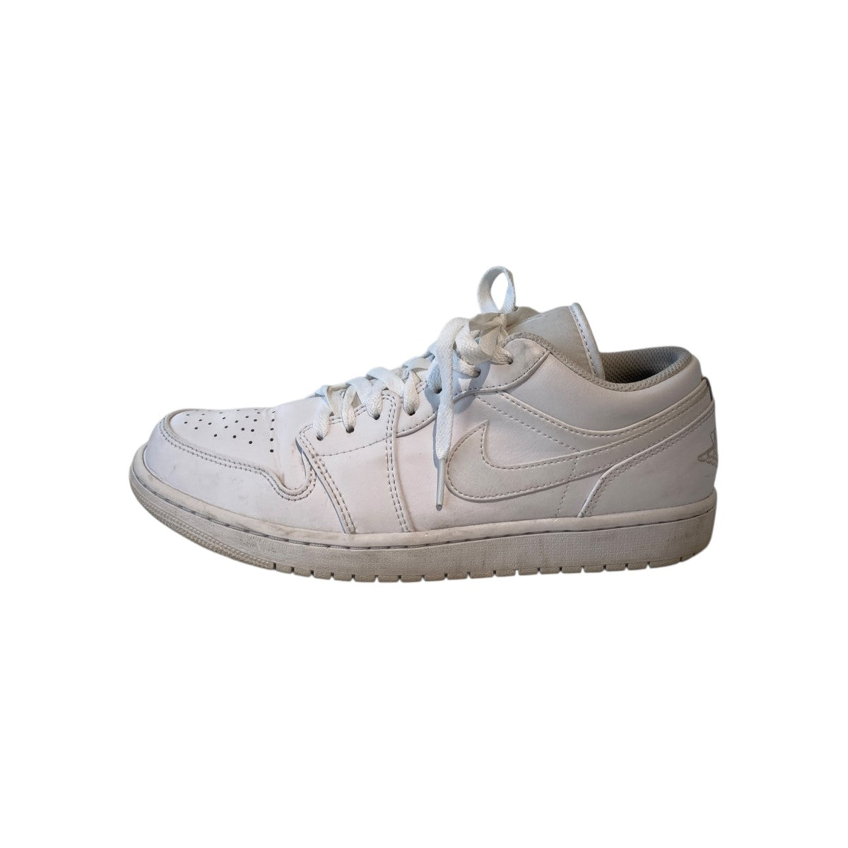 Air Jordan 1 Low Triple Whiteハイカットスニーカー553558-136
