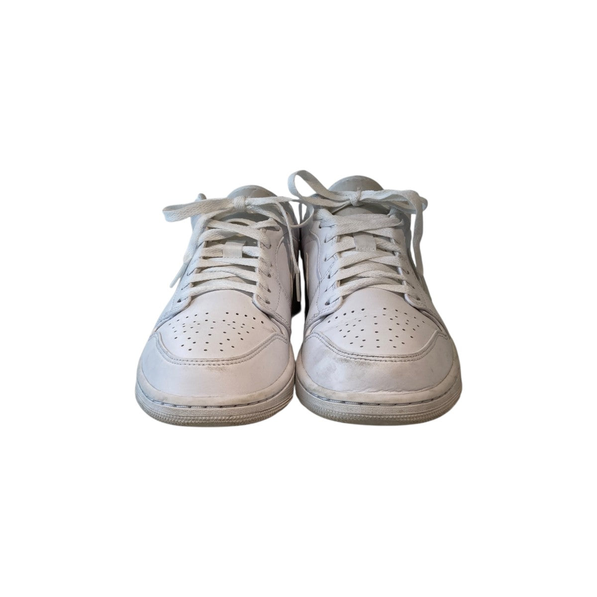 Air Jordan 1 Low Triple Whiteハイカットスニーカー553558-136