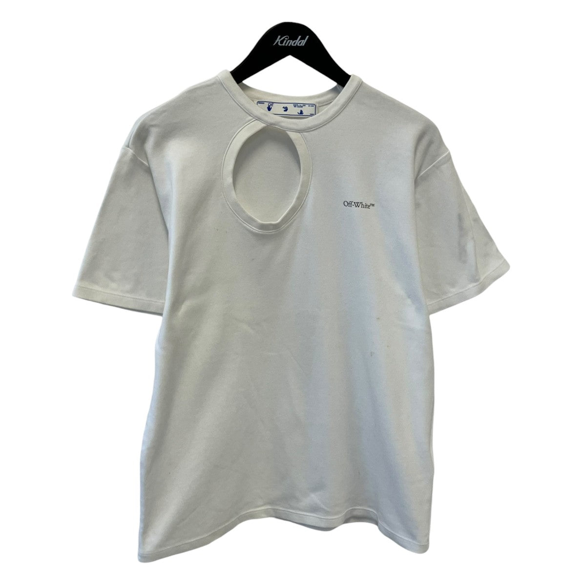 OFFWHITE カットアウト半袖TシャツOWAA078S20JER001 古着・中古-1枚目のアイテム画像