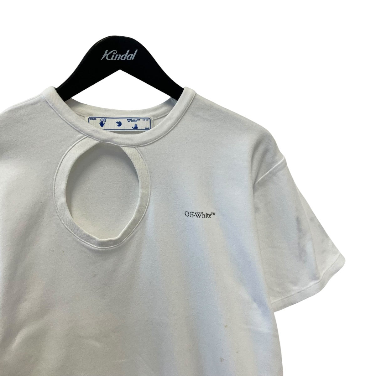 OFFWHITE カットアウト半袖TシャツOWAA078S20JER001 古着・中古-3枚目のアイテム画像