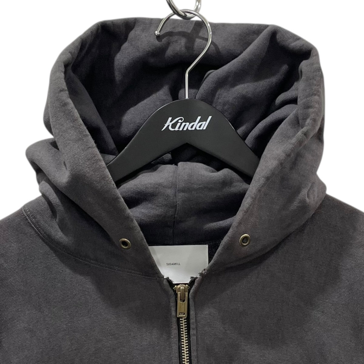 23AW 加工ハーフジッププルオーバーパーカー  AGED HALF ZIP-UP HOODIE エイジド ハーフジップアップフーディー 23AWCS06