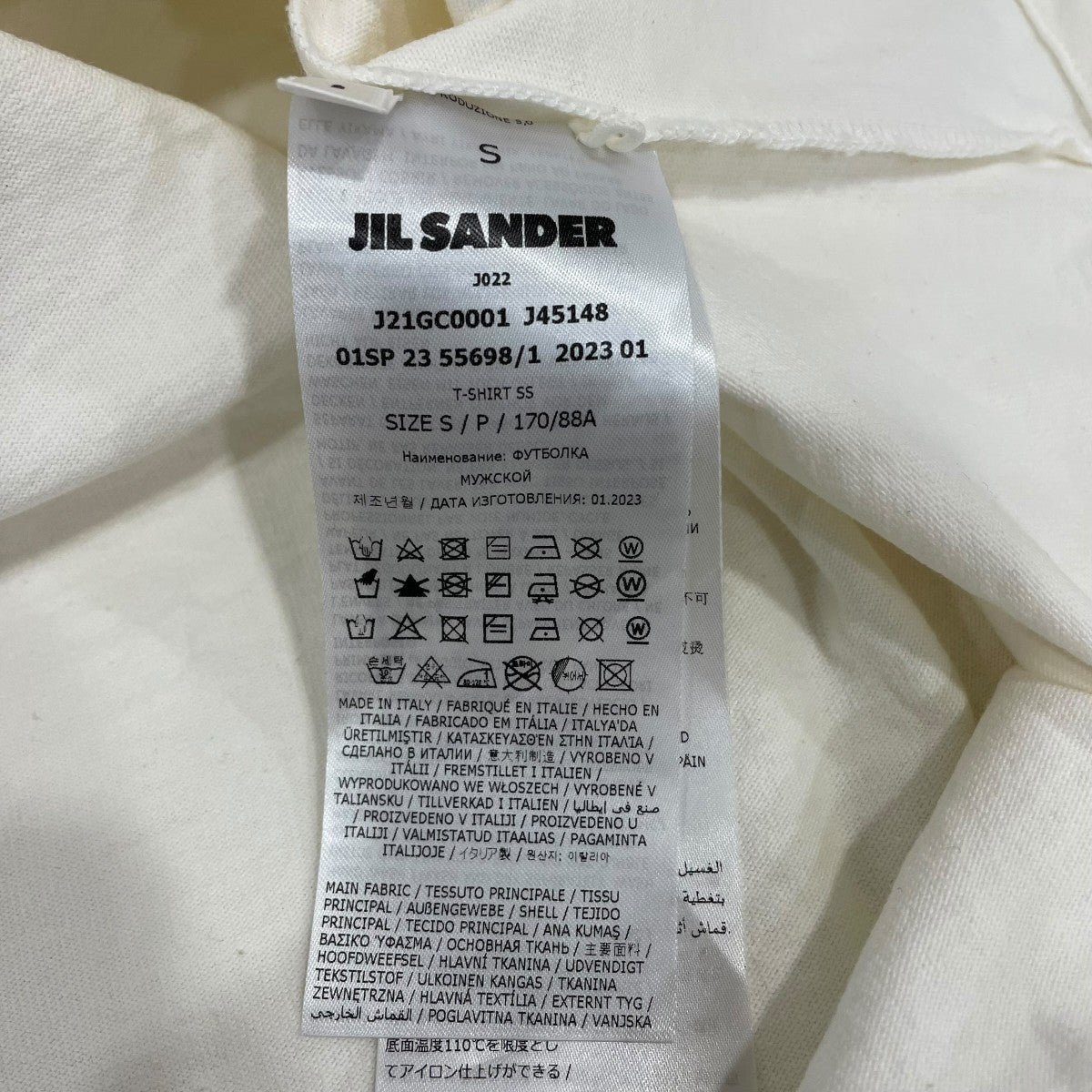 JIL SANDER TシャツJ21GC0001 古着・中古-6枚目のアイテム画像