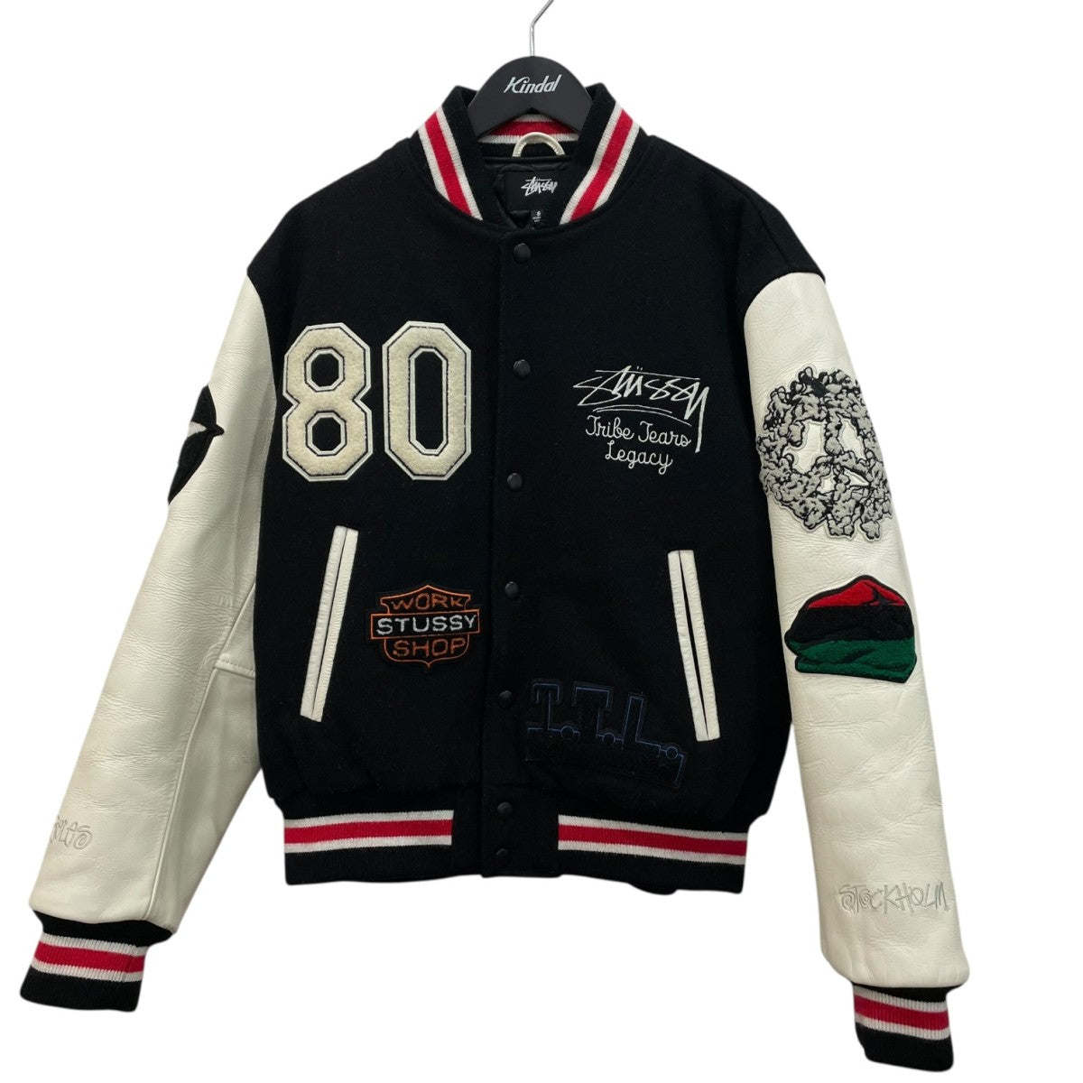 OUR LEGACY×stussy×Denim Tears TTL Varsity Jacketスタジャン315288