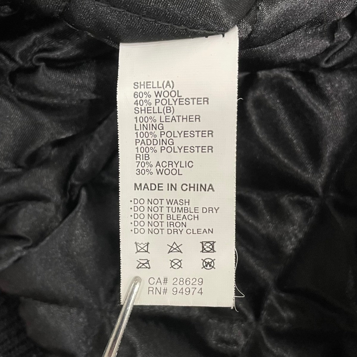 OUR LEGACY×stussy×Denim Tears TTL Varsity Jacketスタジャン315288