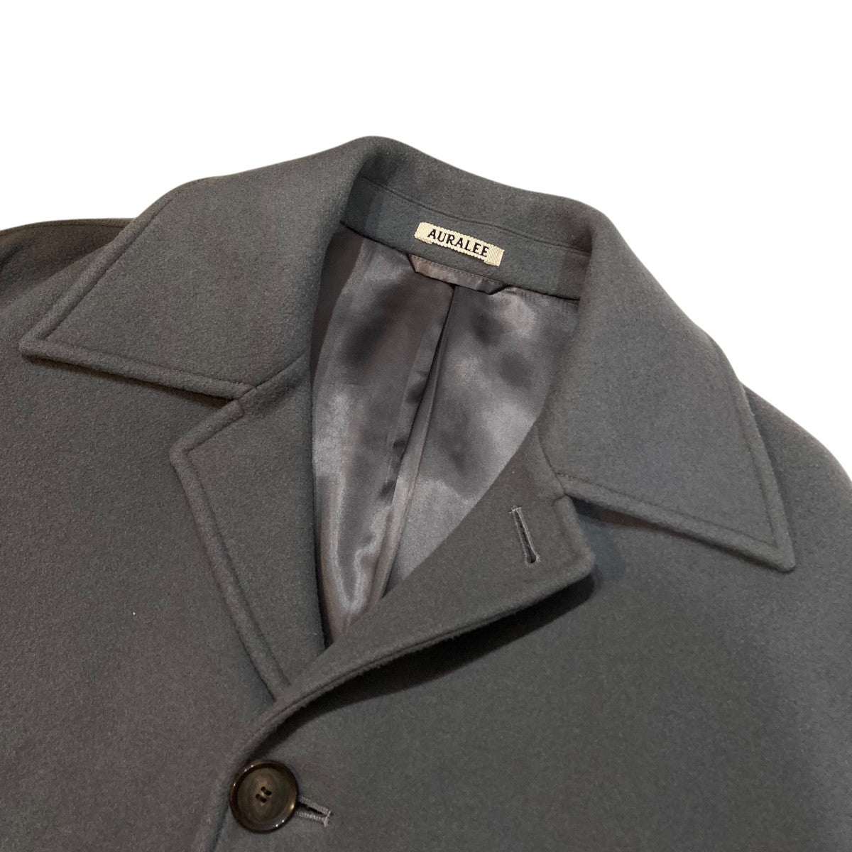 AURALEE(オーラリー) LIGHT MELTON SOUTIEN COLLAR COATチェスター
