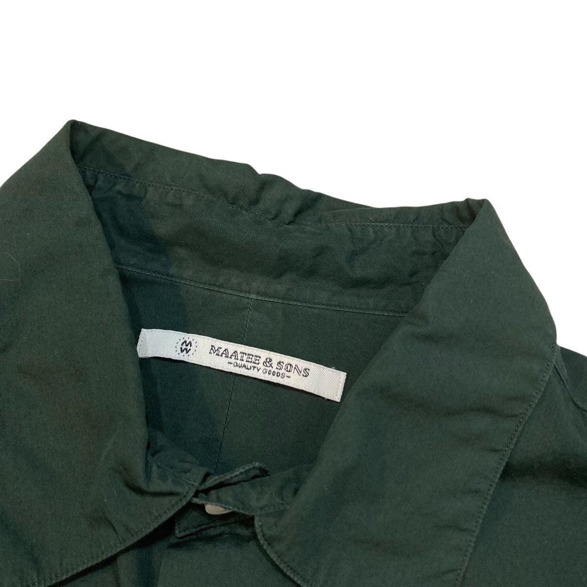 MAATEE＆SONS REGULAR COLLAR ELIZABETH長袖シャツMT2303-0601D 古着・中古-4枚目のアイテム画像