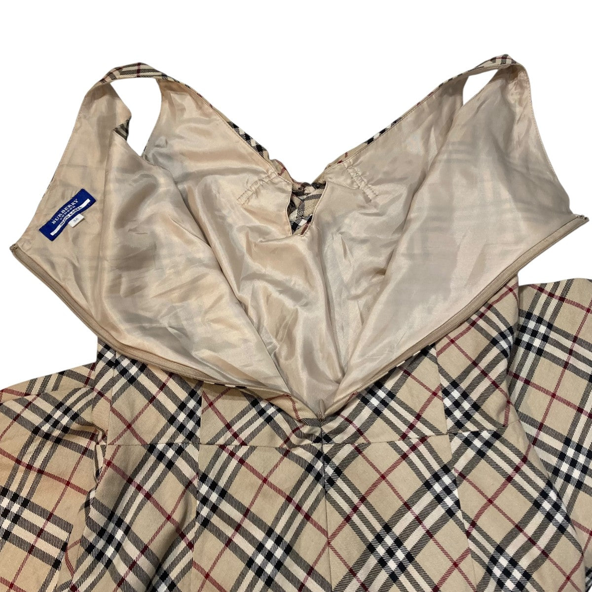 BURBERRY BLUE LABEL ノースリーブワンピースFM532-114 古着・中古-4枚目のアイテム画像