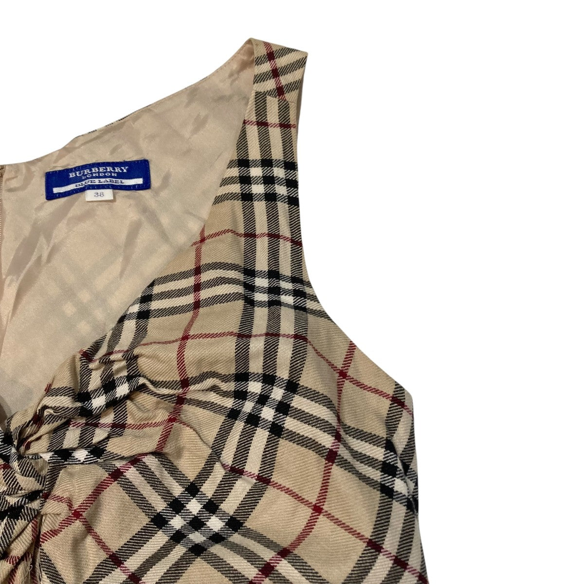 BURBERRY BLUE LABEL ノースリーブワンピースFM532-114 古着・中古-5枚目のアイテム画像