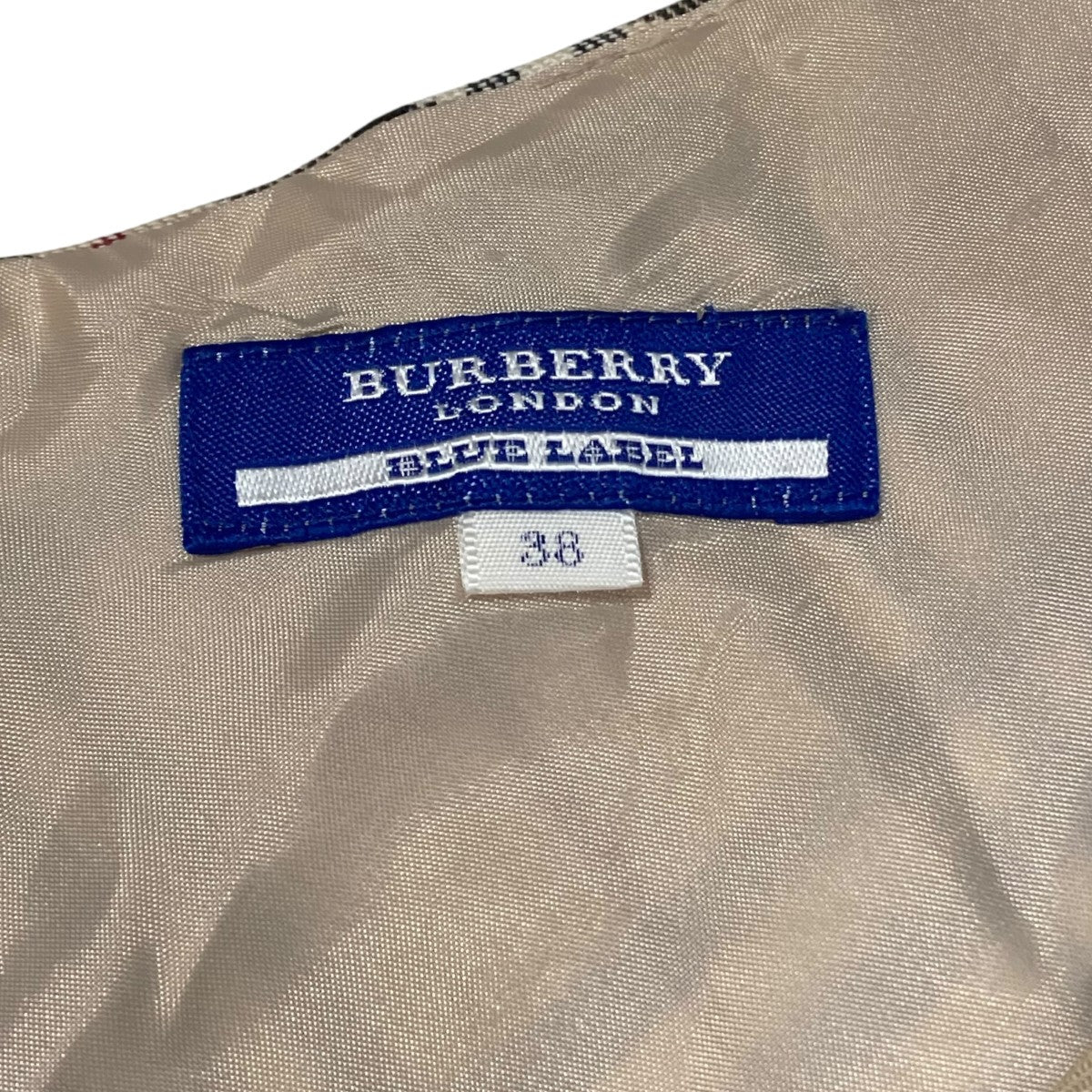 BURBERRY BLUE LABEL ノースリーブワンピースFM532-114 古着・中古-7枚目のアイテム画像