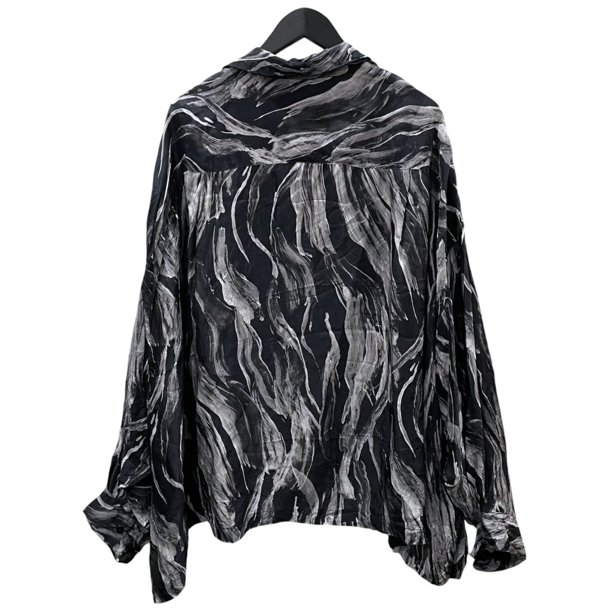 24SS 長袖シャツ BRUSH PRINT O／C SHIRT LONG SLEEVE ブラッシュプリン オープンカラーシャツ ロングスリーブ WH-2401-T09