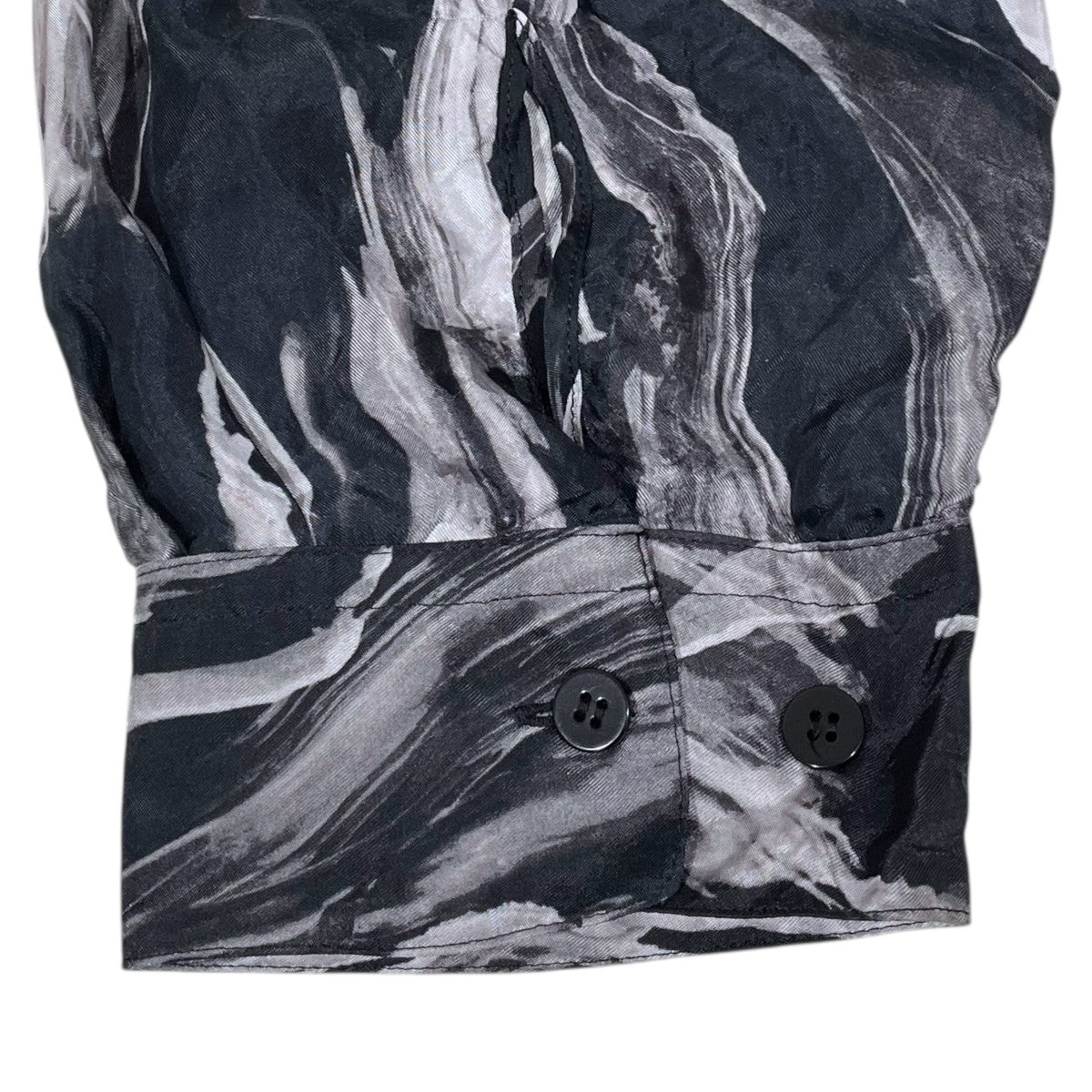 24SS 長袖シャツ BRUSH PRINT O／C SHIRT LONG SLEEVE ブラッシュプリン オープンカラーシャツ ロングスリーブ WH-2401-T09