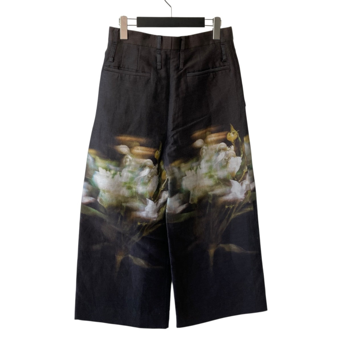 TAAKK フラワーワイドトラウザーズ　サイズ2 TAAKK(ターク) フラワーワイドトラウザーズタックパンツTA22SS-PT109