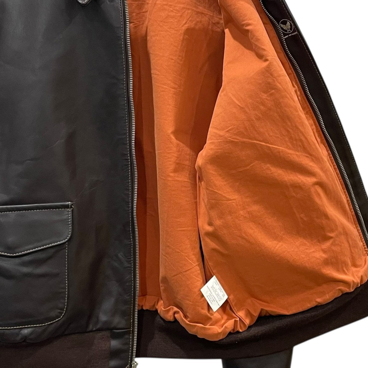 TEDMAN(テッドマン) レザージャケット A-2フライトジャケット ブラック