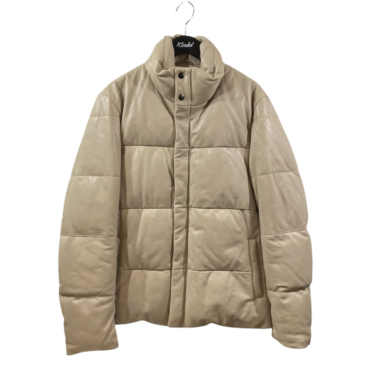 EMMETI(エンメティ) ZACHARY NAPPASILK ラムレザーダウンジャケット