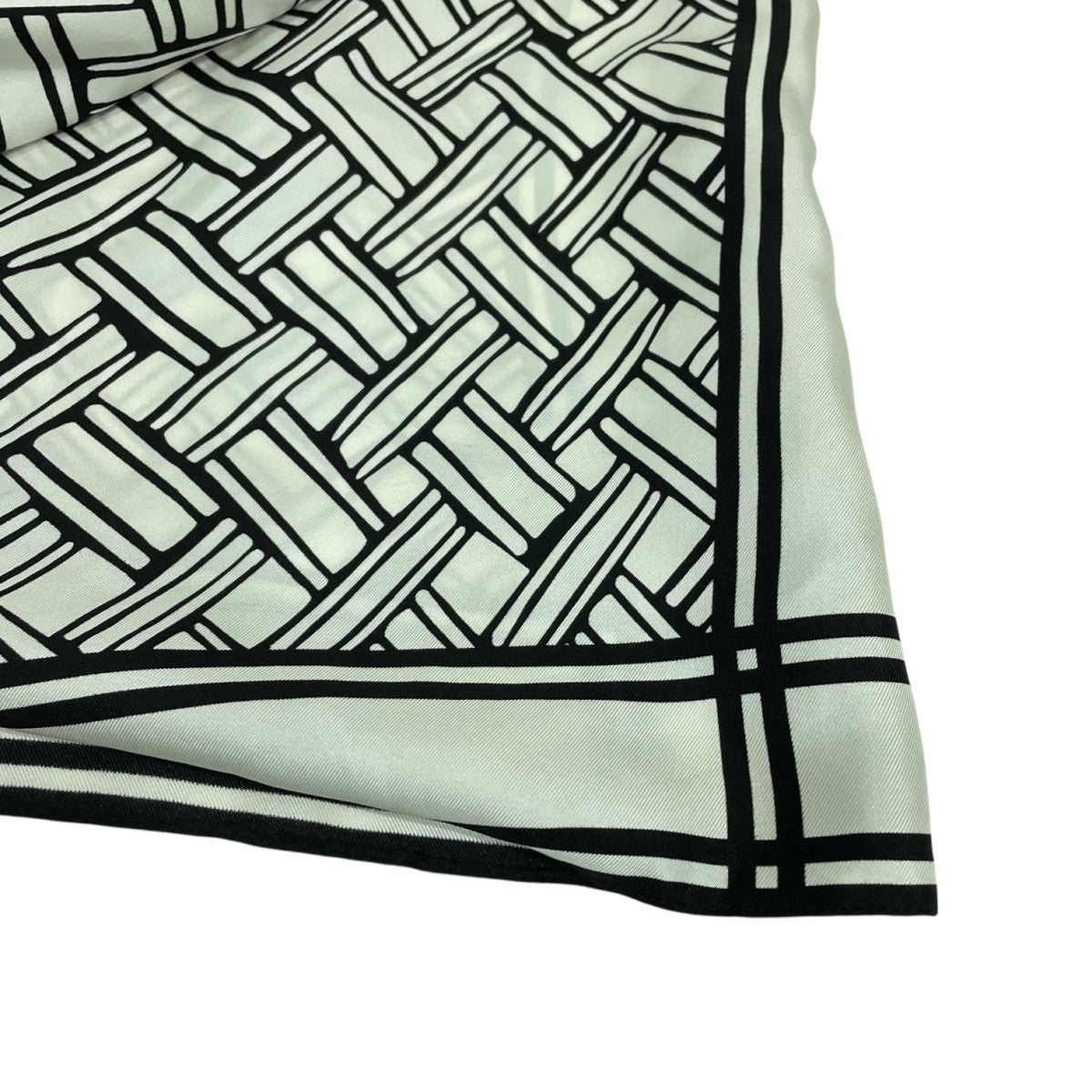 Asymmetrical Canestro Print Silk Twill Shirtシルクシャツ581659 VKBY1