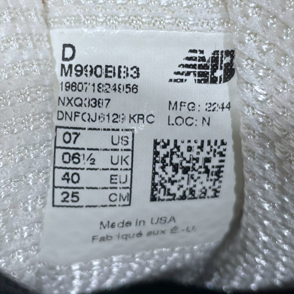 スニーカー M990BB3 MADE IN USA