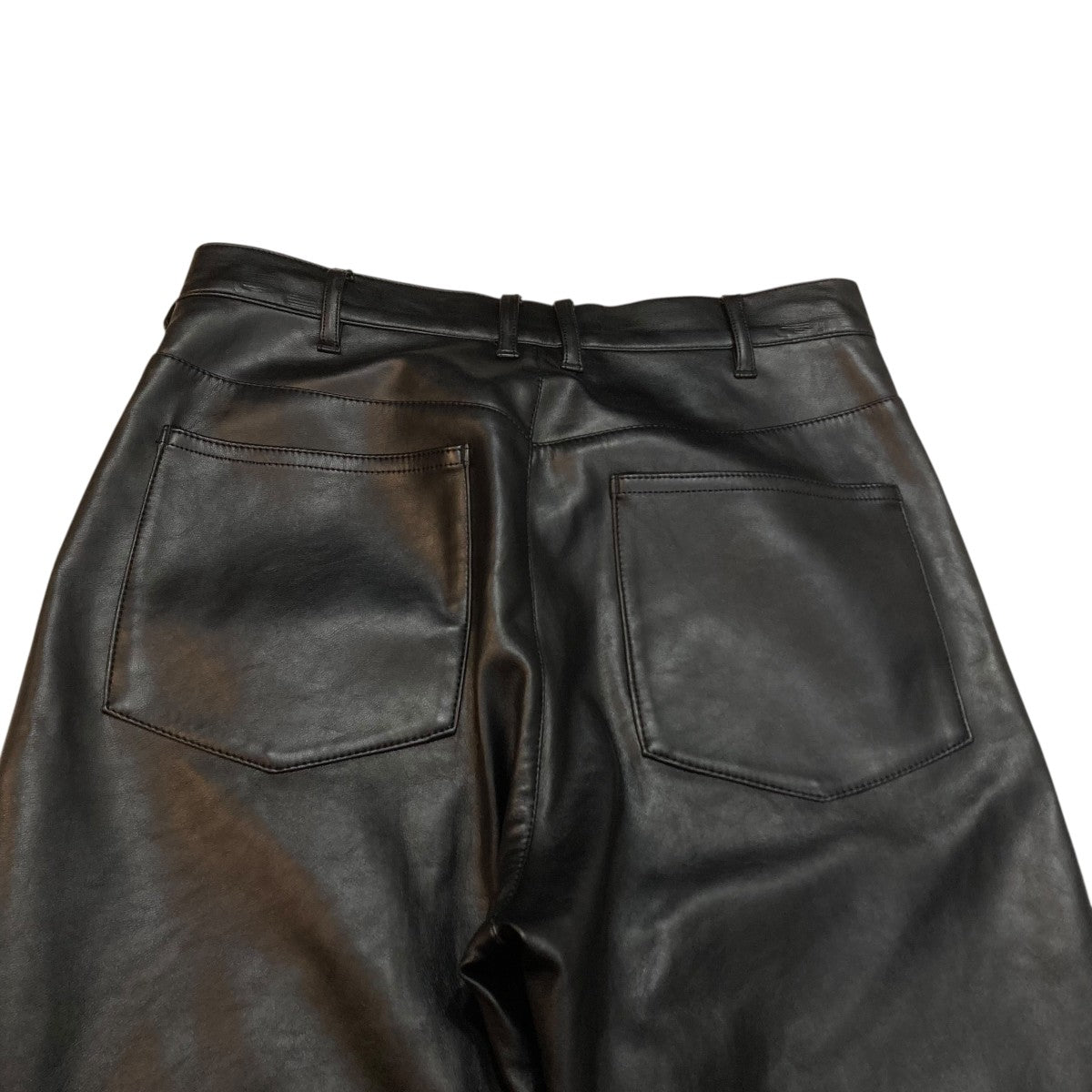 Synthetic Leather Pantsフェイクレザーパンツ2302-P58-M203