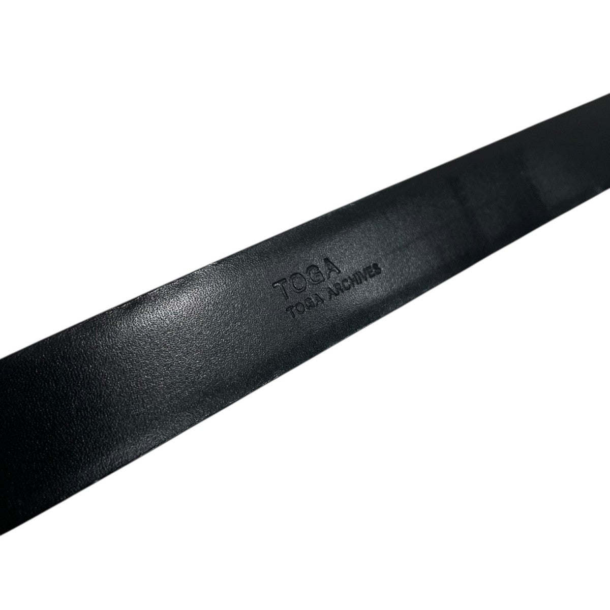 TOGA ARCHIVES ブラックレザーベルト TOGA ARCHIVES(トーガアーカイブス) レザーベルト ブラック｜【公式