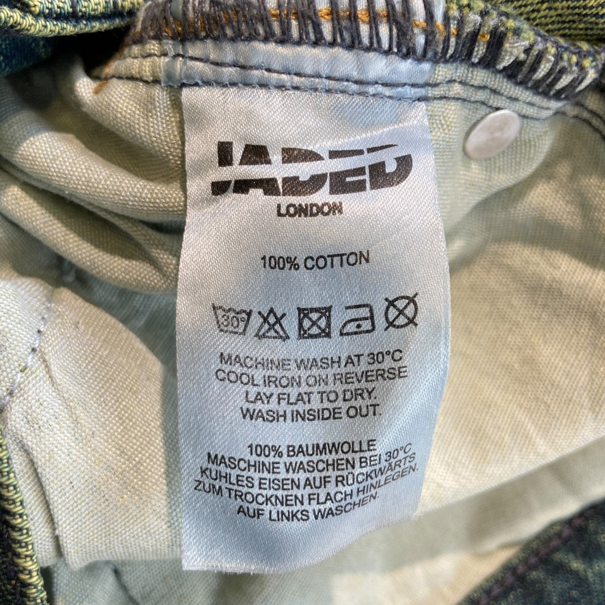 JADED LONDON COLOSSUS FITデニムパンツ 古着・中古-7枚目のアイテム画像