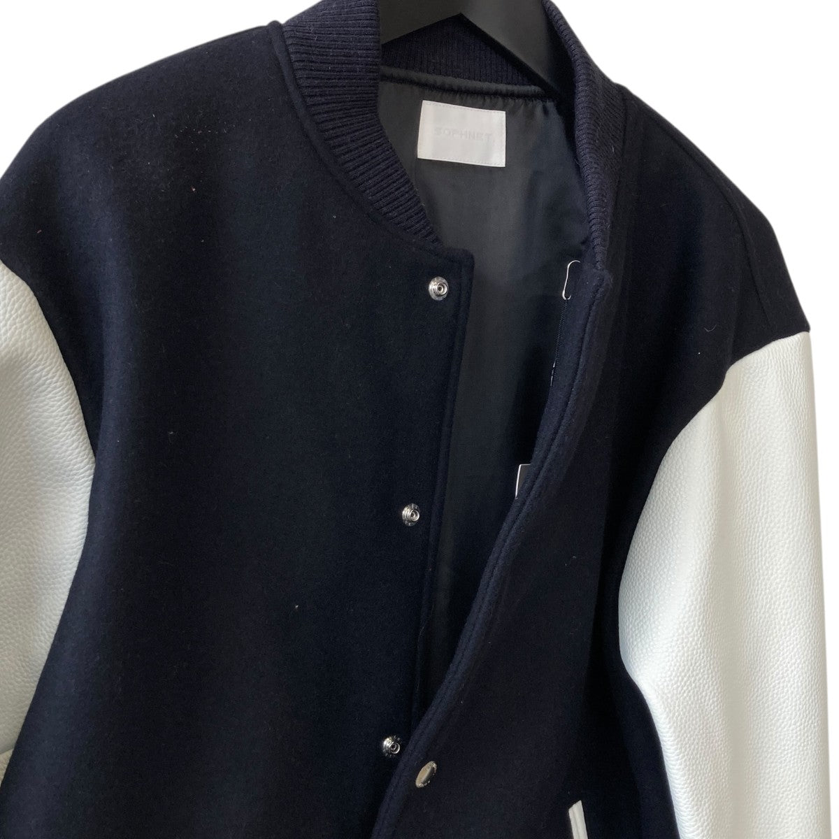 F．C．R．B． MELTON LAMBSWOOL VARSITY JACKET切替ジャケットSPNT-252005 古着・中古-3枚目のアイテム画像