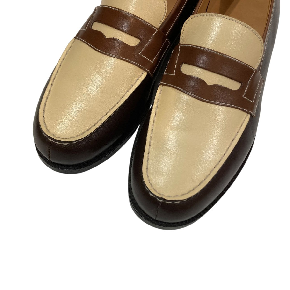 バイカラーシグネチャー コインローファー 344314-1