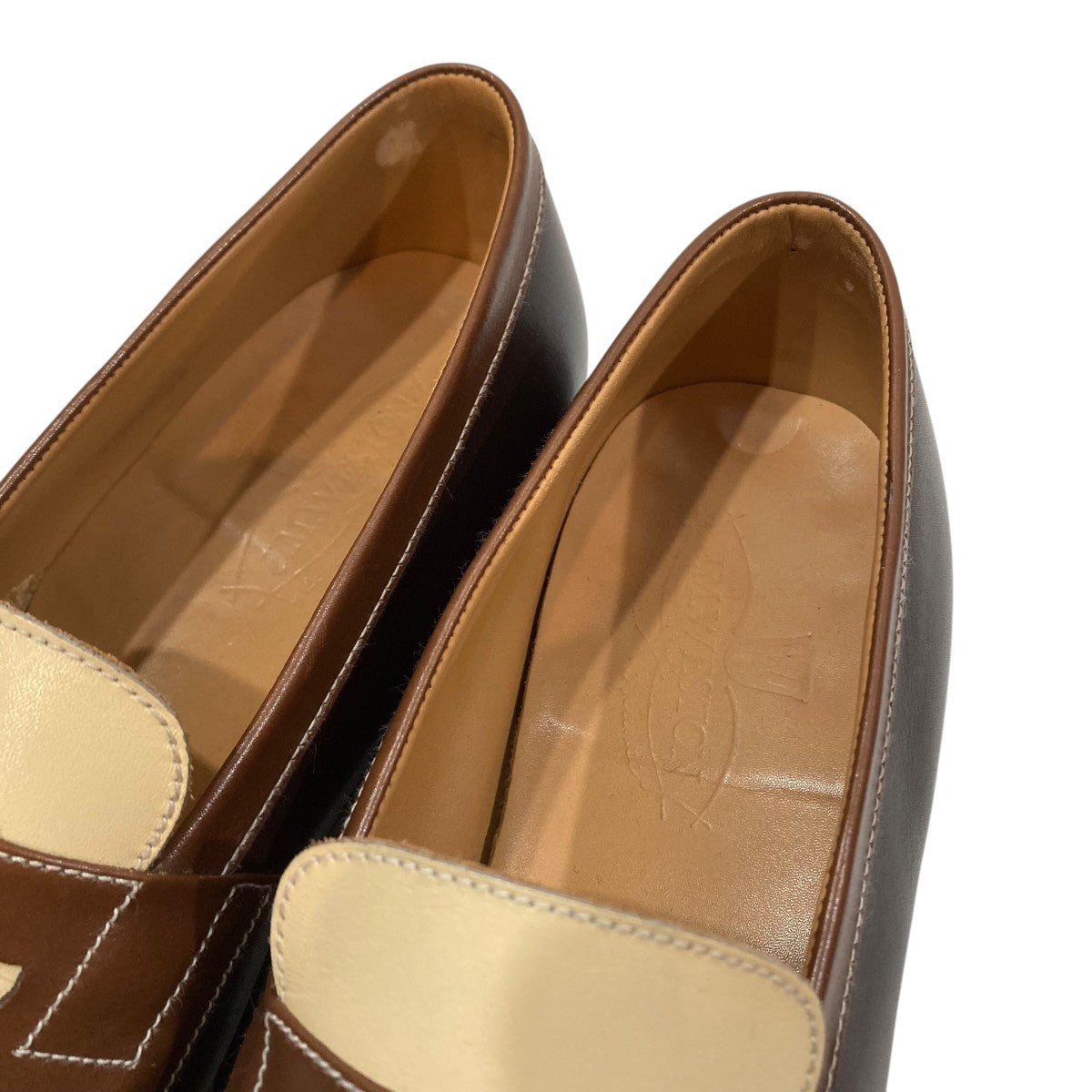 バイカラーシグネチャー コインローファー 344314-1