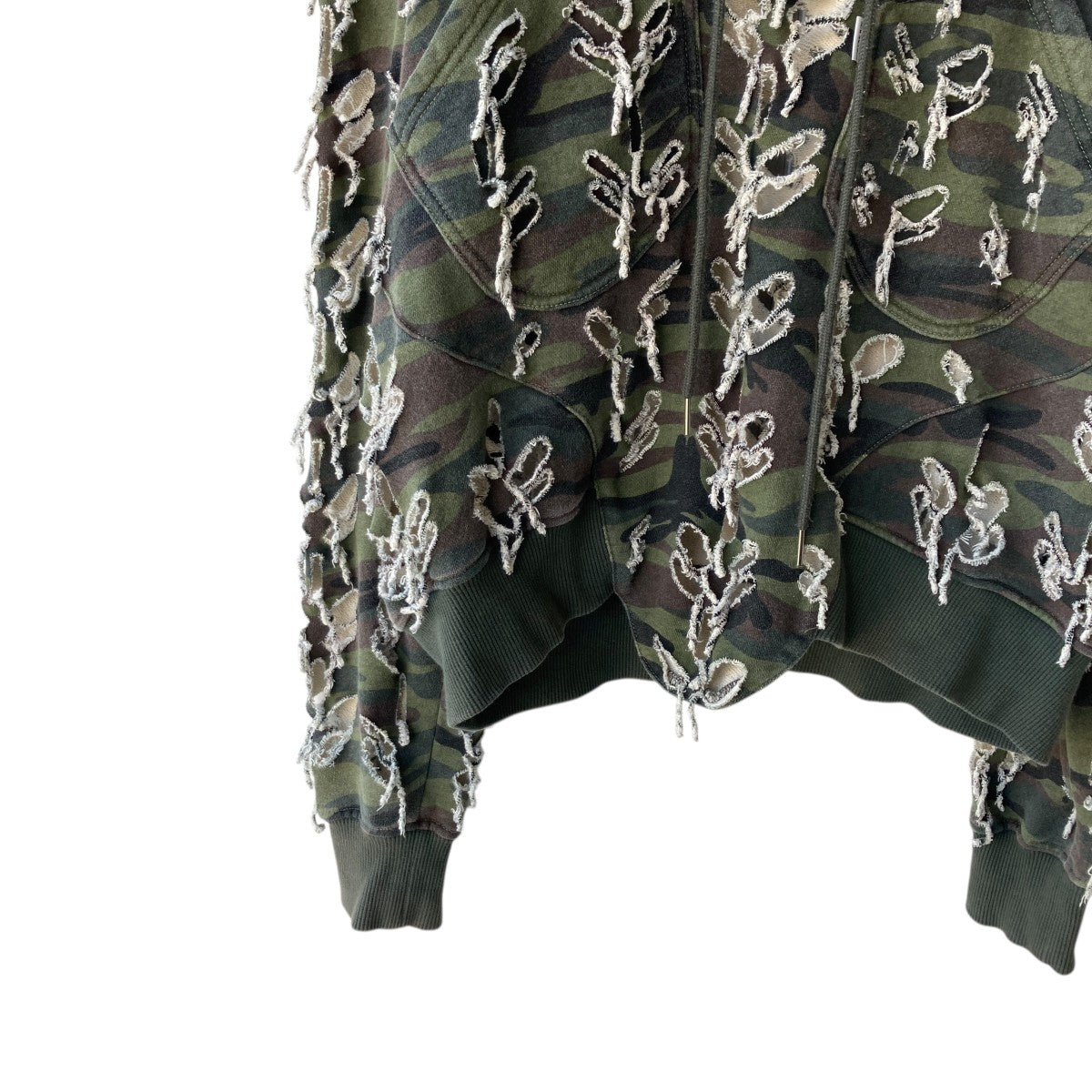 SLASHED HOODIEパーカー