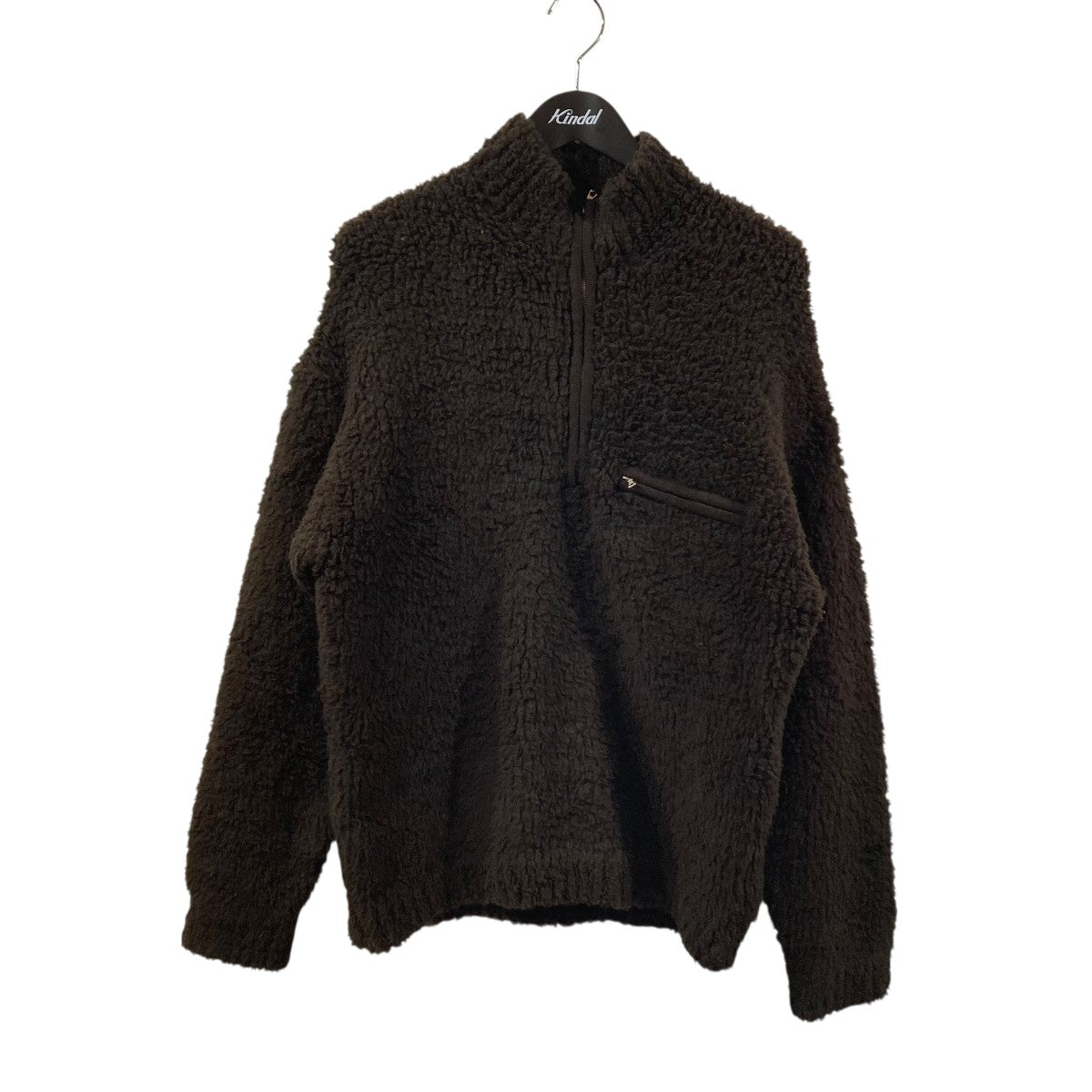 MERINO WOOL BOA KNIT HALF ZIP P OフリースボアジャケットA24AP01WB