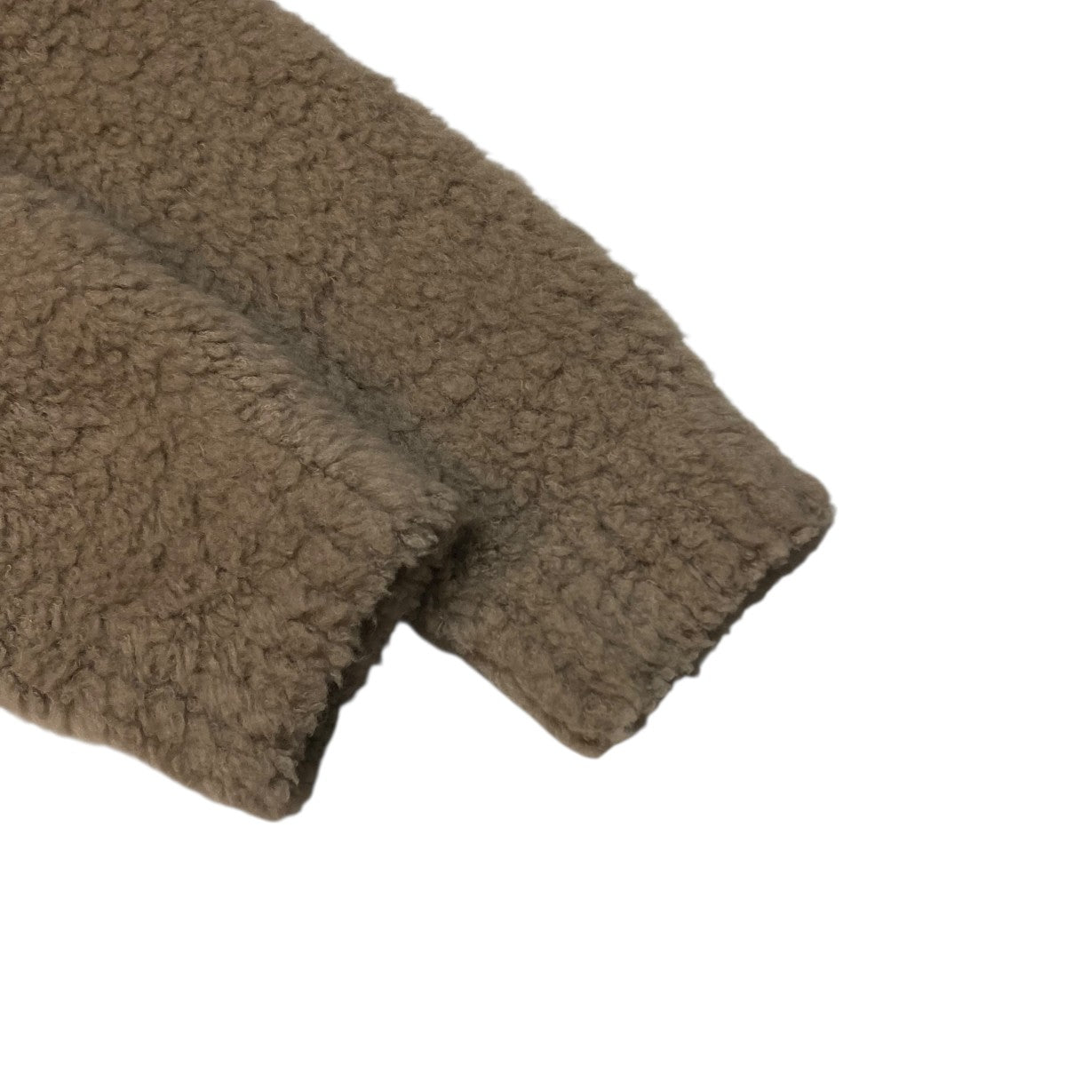 AURALEE BOA KNIT HALF ZIP P O フリースボアジャケット A24AP01WB 古着・中古-4枚目のアイテム画像