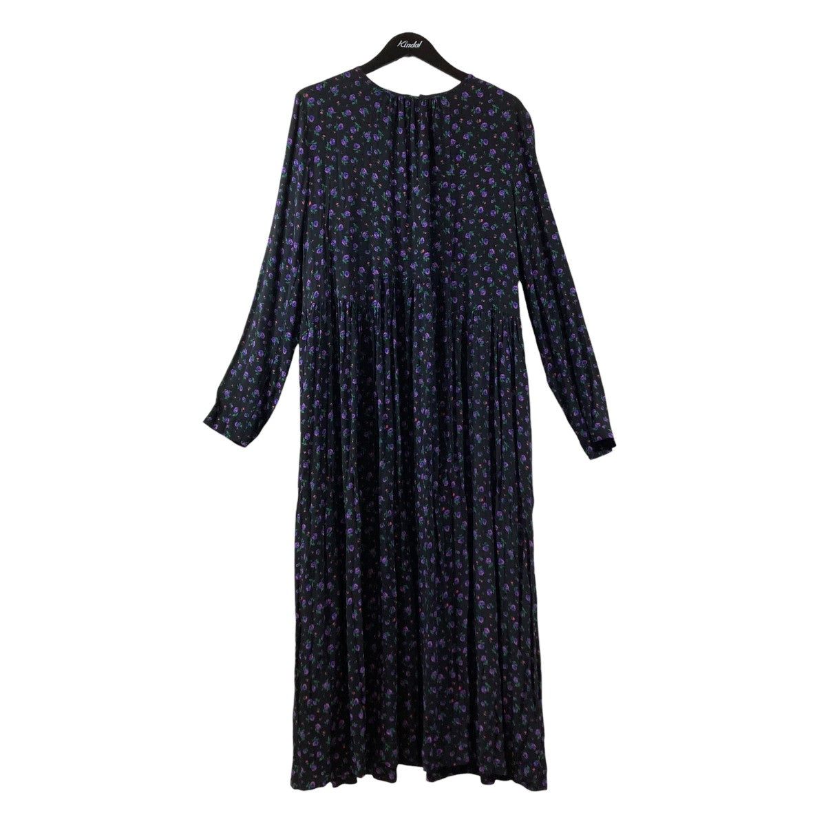 THE SHINZONE(ザシンゾーン) PURPLE FLOWER DRESS花柄半袖ワンピース