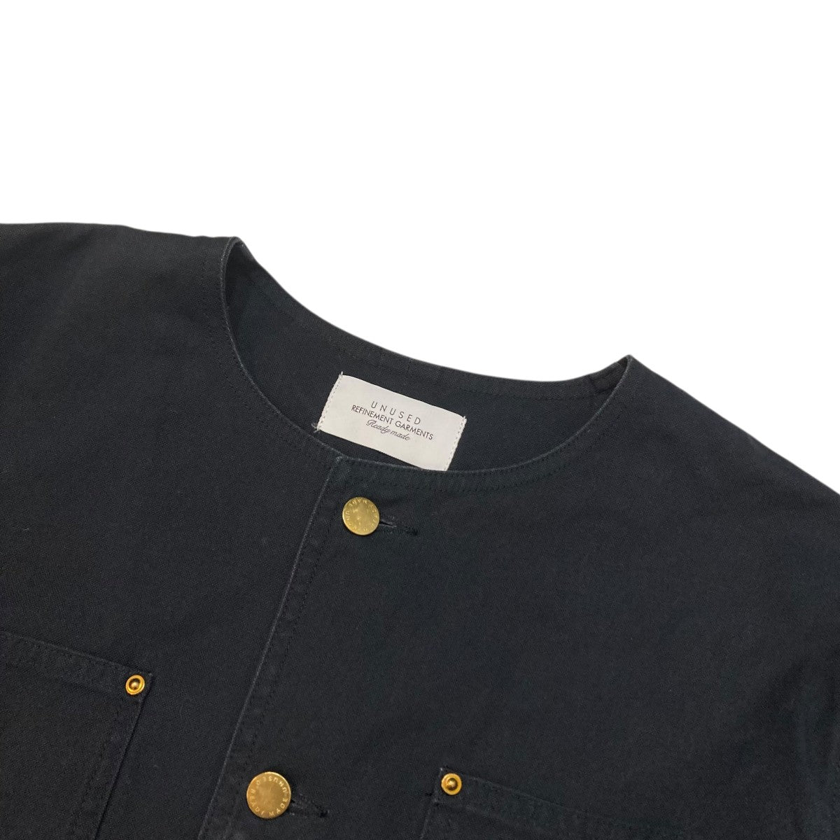 Duck jacketノーカラージャケットUS2489
