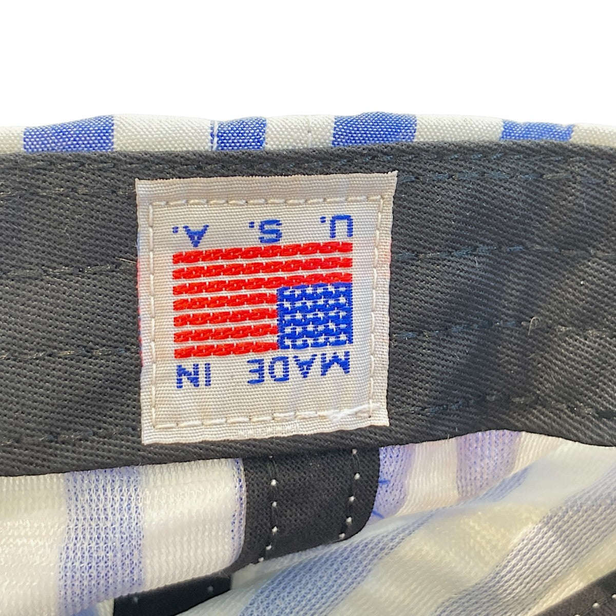 6panelストライプキャップ