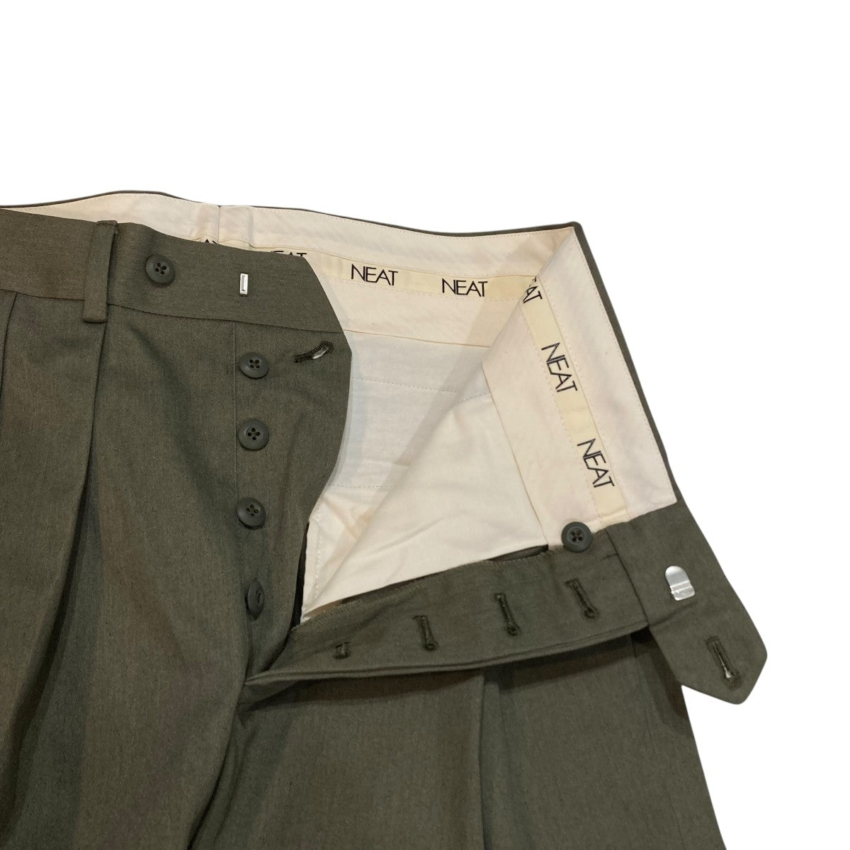 NEAT 2タックスラックスパンツ 古着・中古-3枚目のアイテム画像