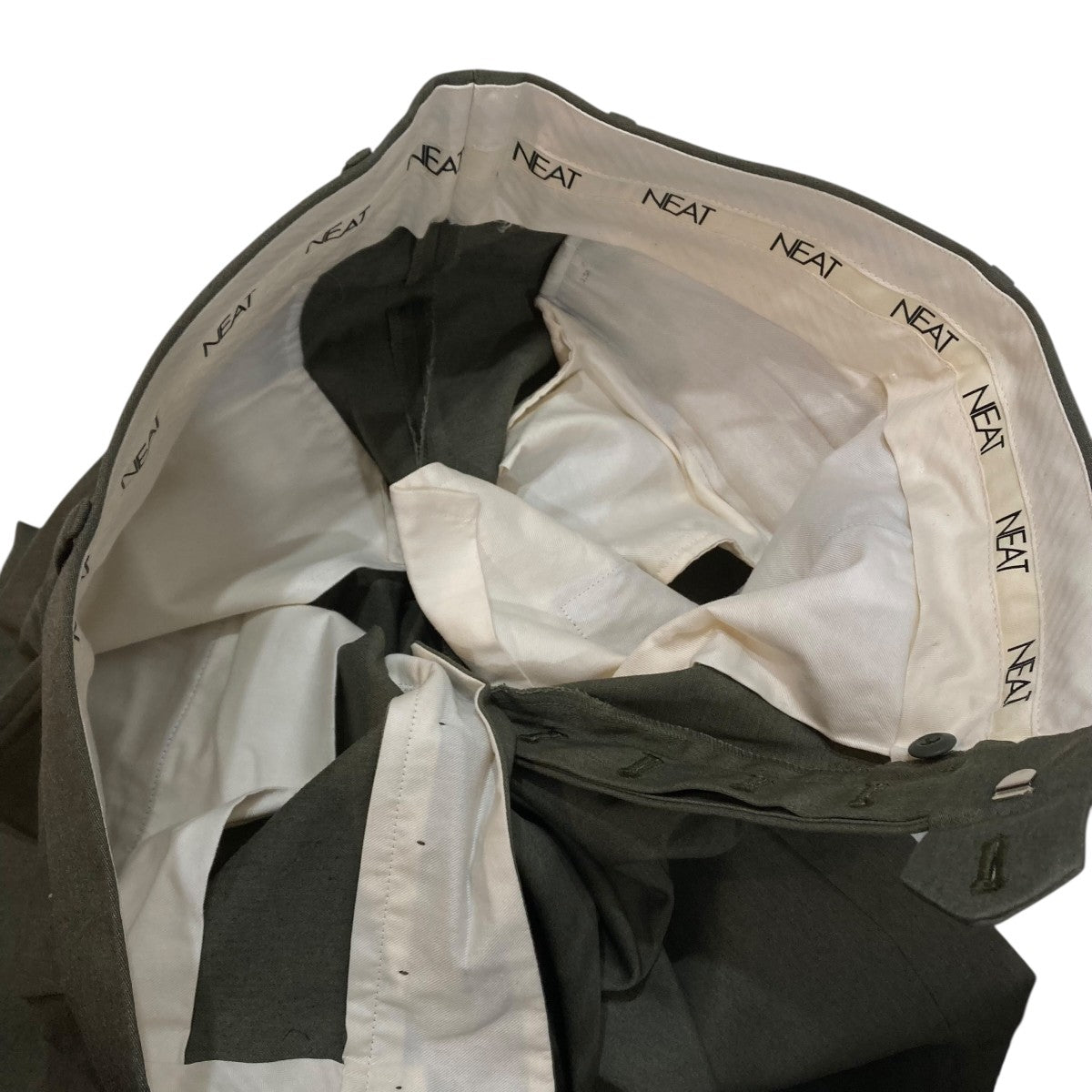 NEAT 2タックスラックスパンツ 古着・中古-6枚目のアイテム画像